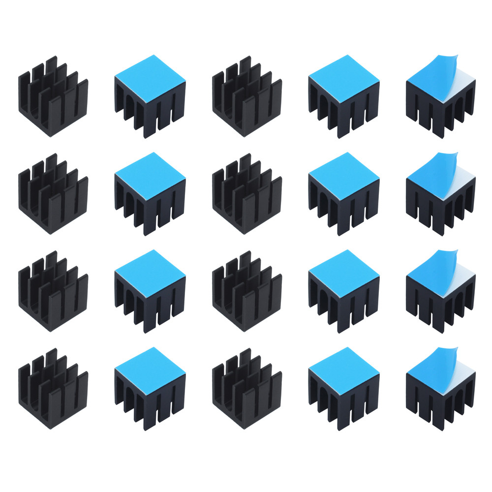 Pi Cooler - 12X12X12Mm 50 Con Tản Nhiệt Nhôm