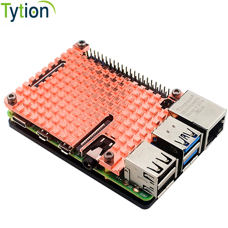 Raspberry Pi 4B Pure Copper He - đánh giá và giá Pi 4 Case