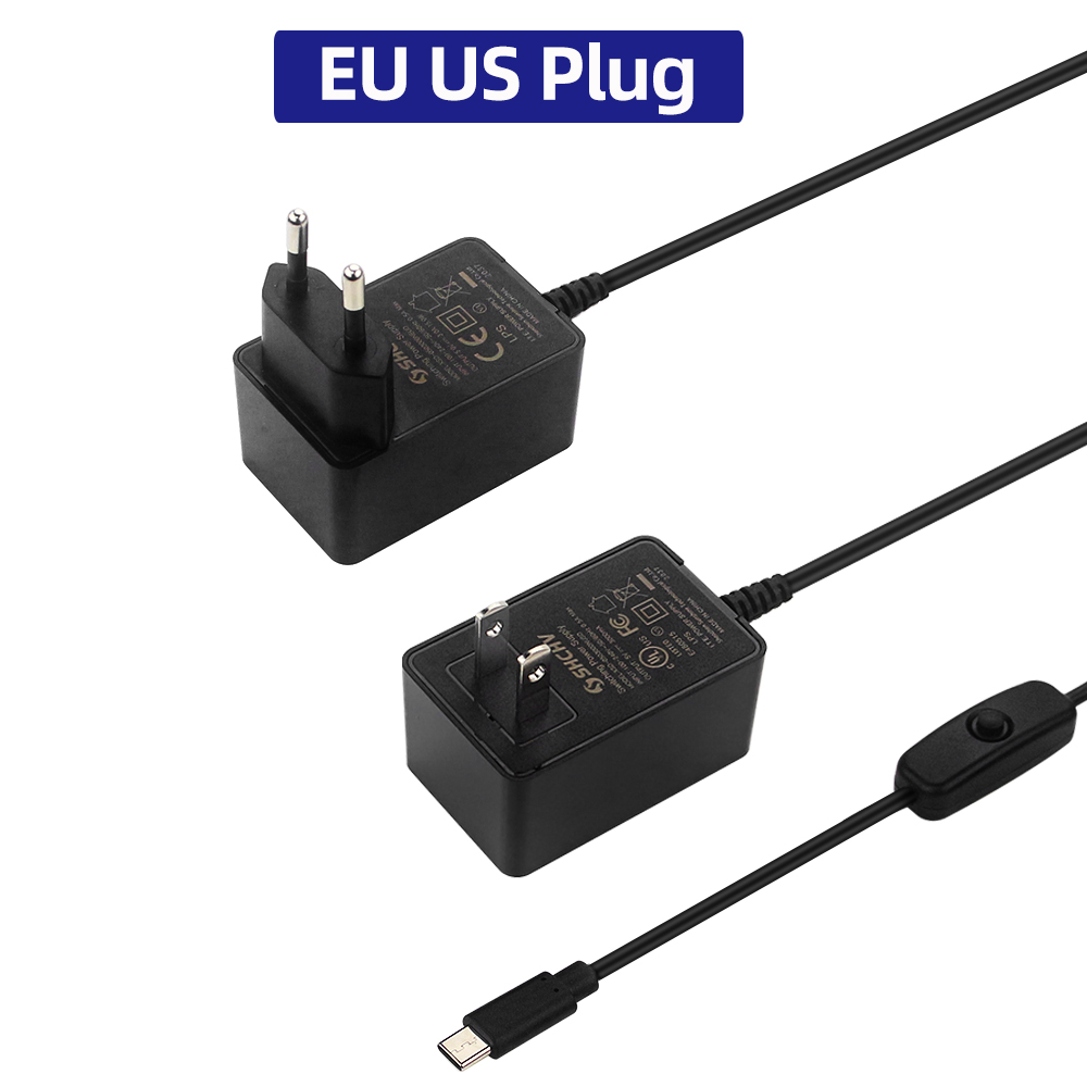 Raspberry Pi 5V 3A Power Suppl - đánh giá và giá Pi Power Supply