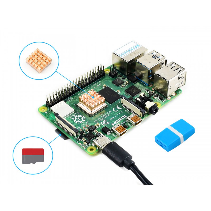 Raspberry Pi 4 Model B Starter - đánh giá và giá Raspberry Pi Kit