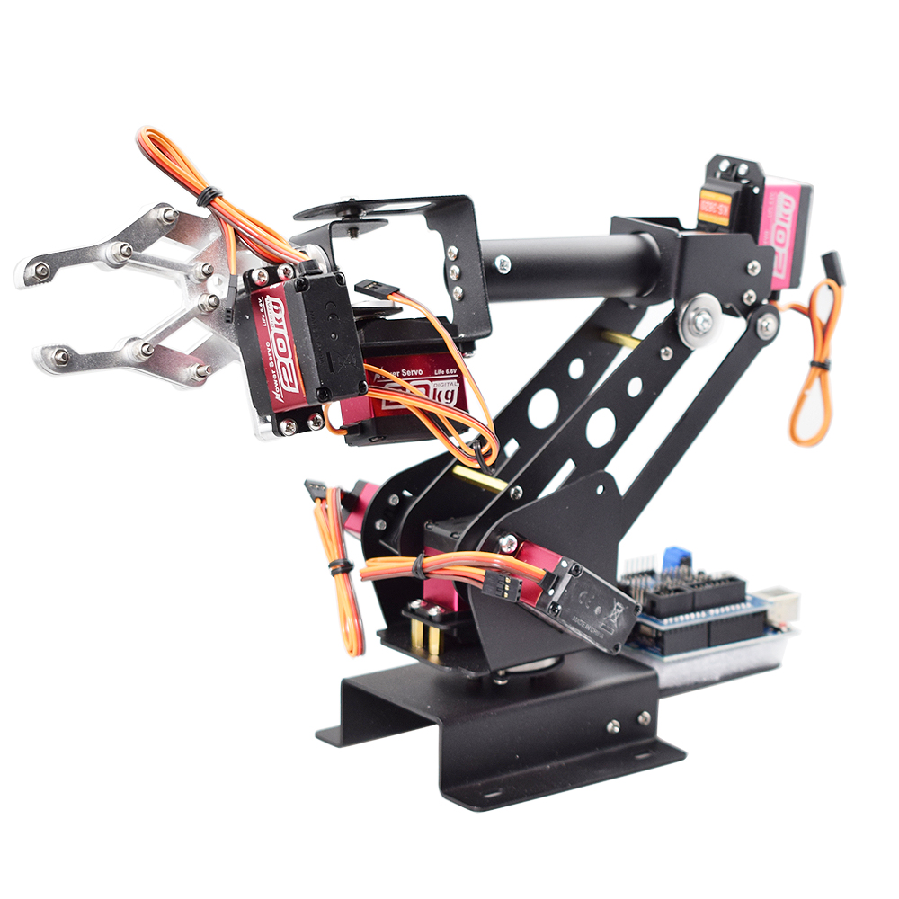 Ps2 Control 6 DOF Robotic Arm  - đánh giá và giá Arduino Kit
