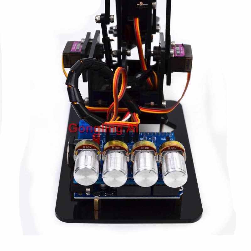 STEM 4 DOF Robot Arm Servo SG9 - đánh giá và giá Arduino Kit