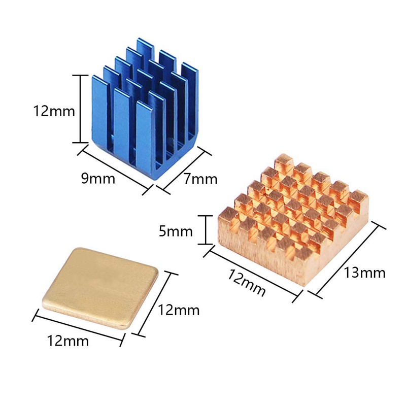 5V / 3.3V Quạt Làm Mát Với Ốc  - đánh giá và giá Pi Cooler