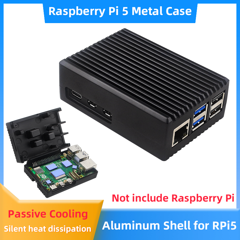 Raspberry Pi 5 Aluminum Case A - đánh giá và giá Pi 5 Case