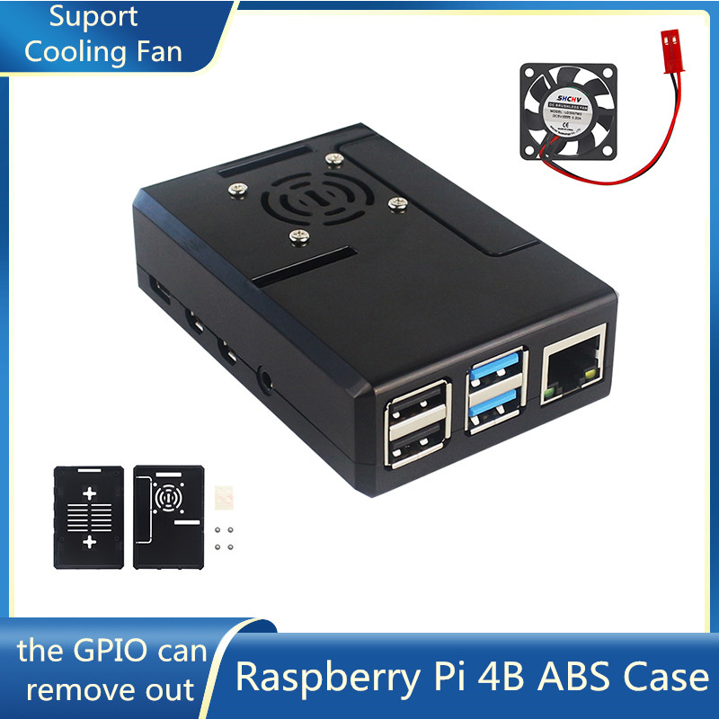 ABS Dành Cho Raspberry Pi 4 Mẫ - đánh giá và giá Pi Cooler